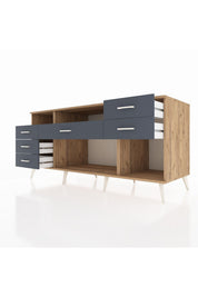 Kronos Konsol 2 Raflı 6 Çekmeceli 176x59x83 - S610M012V20C