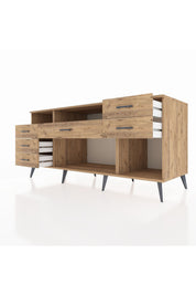 Kronos Konsol 2 Raflı 6 Çekmeceli 176x59x83 - S610M012V21C
