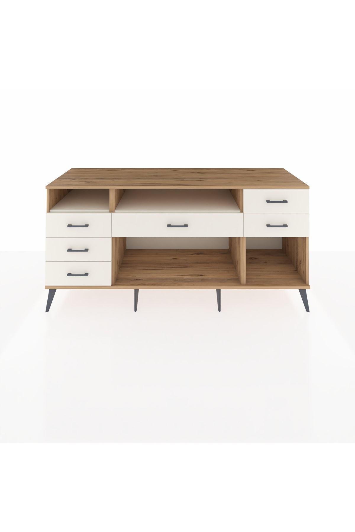 Kronos Konsol 2 Raflı 6 Çekmeceli 176x59x83 - S610M012V22C