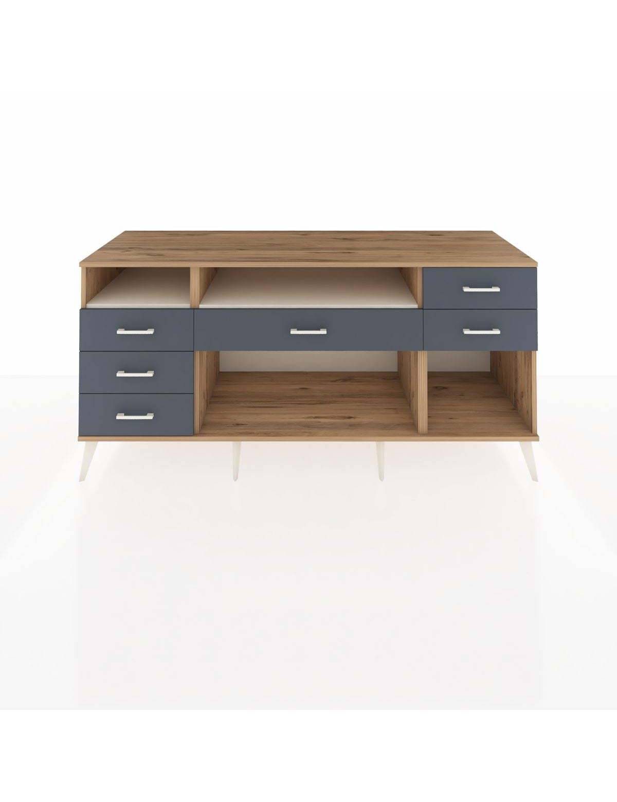 Kronos Konsol 2 Raflı 6 Çekmeceli 176x59x83 - S610M012V23C