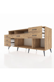 Kronos Konsol 2 Raflı 6 Çekmeceli 176x59x83 - S610M012V24C