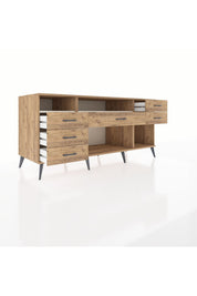 Kronos Konsol 2 Raflı 6 Çekmeceli 176x59x83 - S610M012V24C