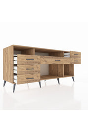 Kronos Konsol 2 Raflı 6 Çekmeceli 176x59x83 - S610M012V24C