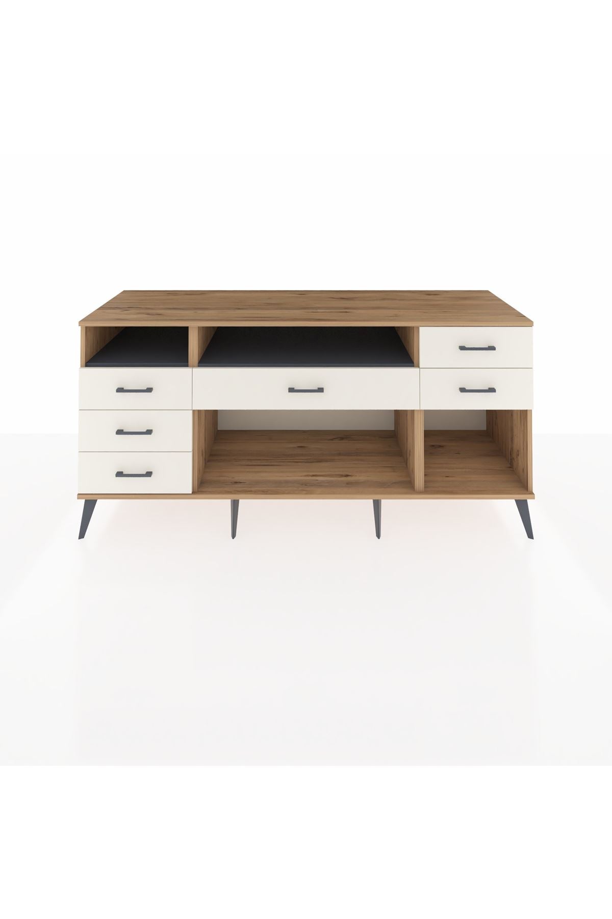 Kronos Konsol 2 Raflı 6 Çekmeceli 176x59x83 - S610M012V25C