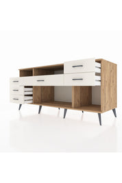 Kronos Konsol 2 Raflı 6 Çekmeceli 176x59x83 - S610M012V25C
