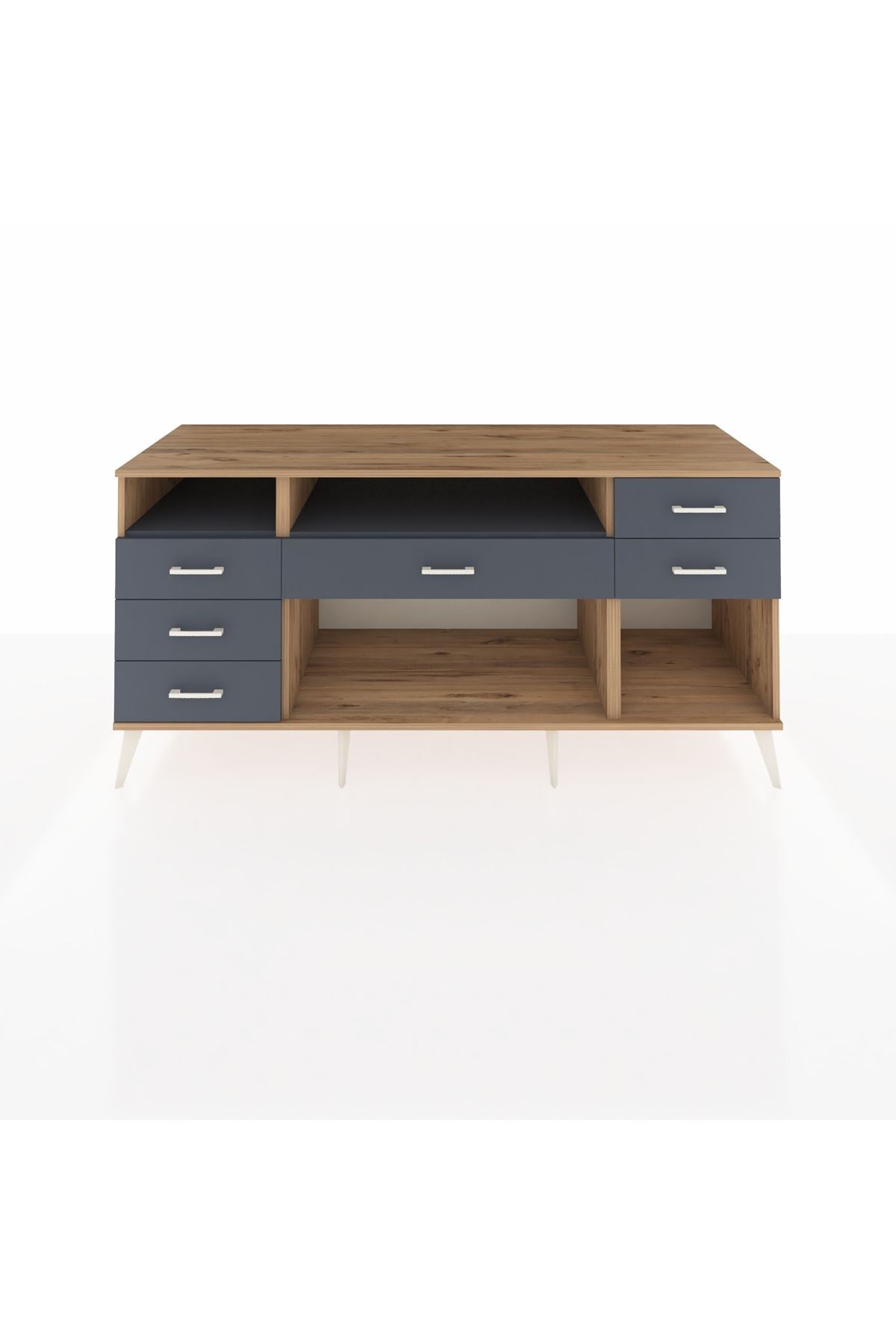 Kronos Konsol 2 Raflı 6 Çekmeceli 176x59x83 - S610M012V26C