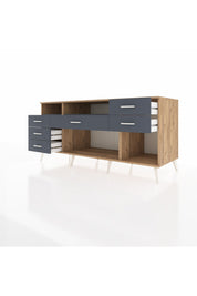 Kronos Konsol 2 Raflı 6 Çekmeceli 176x59x83 - S610M012V26C
