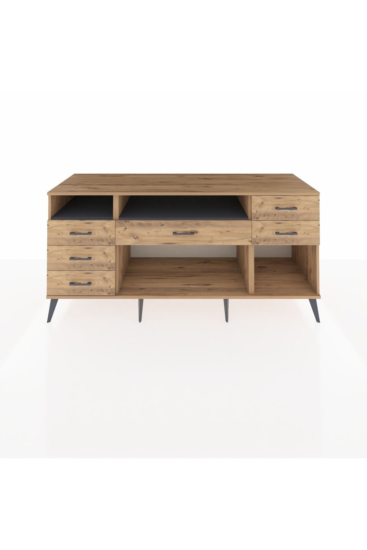 Kronos Konsol 2 Raflı 6 Çekmeceli 176x59x83 - S610M012V27C