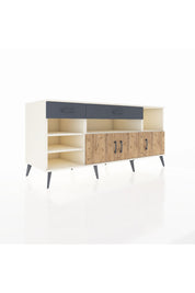 Kronos Konsol 5 Raflı 2 Çekmeceli 3 Kapaklı 176x59x83 - S610M013V02C