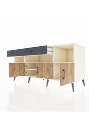 Kronos Konsol 5 Raflı 2 Çekmeceli 3 Kapaklı 176x59x83 - S610M013V02C