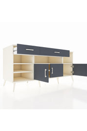 Kronos Konsol 5 Raflı 2 Çekmeceli 3 Kapaklı 176x59x83 - S610M013V08C