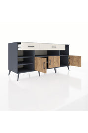 Kronos Konsol 5 Raflı 2 Çekmeceli 3 Kapaklı 176x59x83 - S610M013V10C