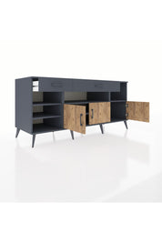 Kronos Konsol 5 Raflı 2 Çekmeceli 3 Kapaklı 176x59x83 - S610M013V11C