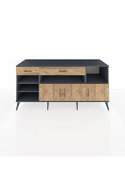 Kronos Konsol 5 Raflı 2 Çekmeceli 3 Kapaklı 176x59x83 - S610M013V12C