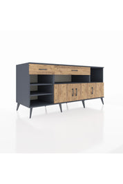 Kronos Konsol 5 Raflı 2 Çekmeceli 3 Kapaklı 176x59x83 - S610M013V12C