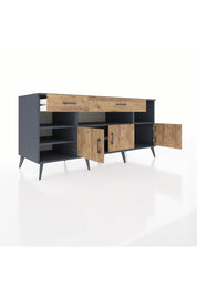 Kronos Konsol 5 Raflı 2 Çekmeceli 3 Kapaklı 176x59x83 - S610M013V12C