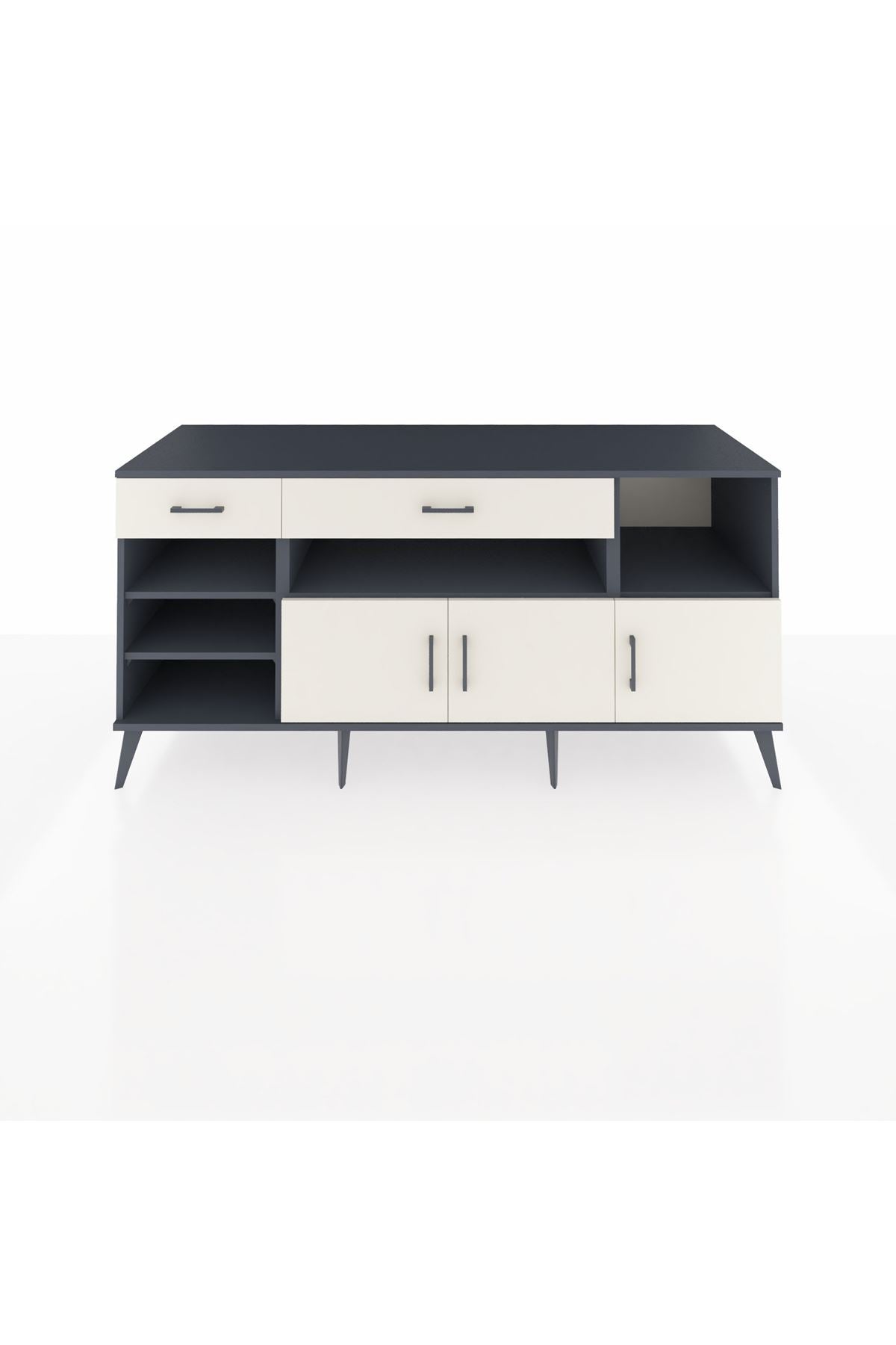 Kronos Konsol 5 Raflı 2 Çekmeceli 3 Kapaklı 176x59x83 - S610M013V13C