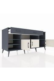 Kronos Konsol 5 Raflı 2 Çekmeceli 3 Kapaklı 176x59x83 - S610M013V14C