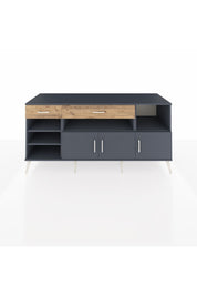Kronos Konsol 5 Raflı 2 Çekmeceli 3 Kapaklı 176x59x83 - S610M013V18C