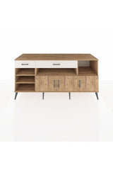 Kronos Konsol 5 Raflı 2 Çekmeceli 3 Kapaklı 176x59x83