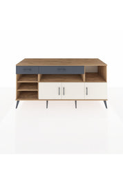 Kronos Konsol 5 Raflı 2 Çekmeceli 3 Kapaklı 176x59x83 - S610M013V23C