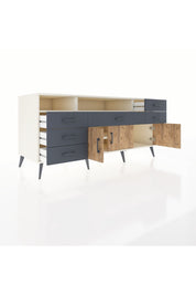 Kronos Konsol 3 Raflı 6 Çekmeceli 3 Kapaklı 176x59x83 - S610M014V02C