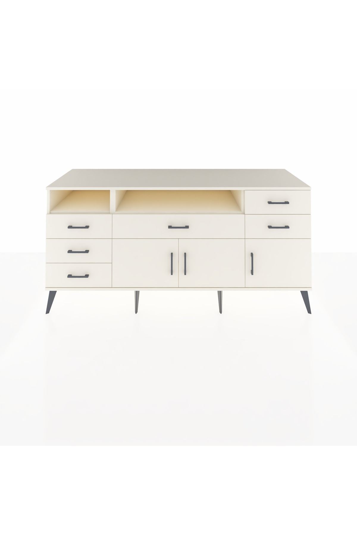 Kronos Konsol 3 Raflı 6 Çekmeceli 3 Kapaklı 176x59x83 - S610M014V04C