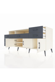 Kronos Konsol 3 Raflı 6 Çekmeceli 3 Kapaklı 176x59x83 - S610M014V05C