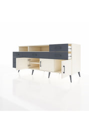 Kronos Konsol 3 Raflı 6 Çekmeceli 3 Kapaklı 176x59x83 - S610M014V05C