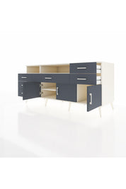 Kronos Konsol 3 Raflı 6 Çekmeceli 3 Kapaklı 176x59x83 - S610M014V08C