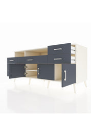 Kronos Konsol 3 Raflı 6 Çekmeceli 3 Kapaklı 176x59x83 - S610M014V08C