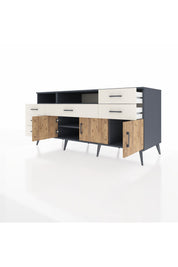 Kronos Konsol 3 Raflı 6 Çekmeceli 3 Kapaklı 176x59x83 - S610M014V10C
