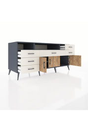 Kronos Konsol 3 Raflı 6 Çekmeceli 3 Kapaklı 176x59x83 - S610M014V10C