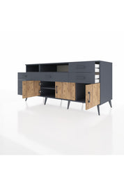 Kronos Konsol 3 Raflı 6 Çekmeceli 3 Kapaklı 176x59x83 - S610M014V11C