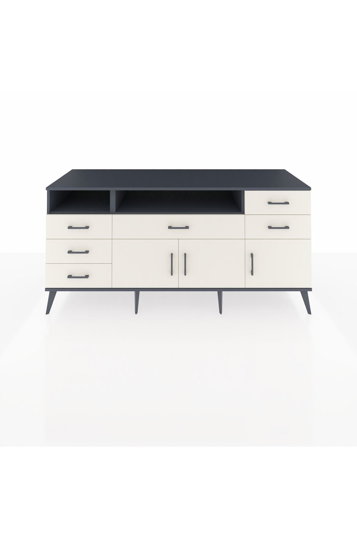 Kronos Konsol 3 Raflı 6 Çekmeceli 3 Kapaklı 176x59x83 - S610M014V13C