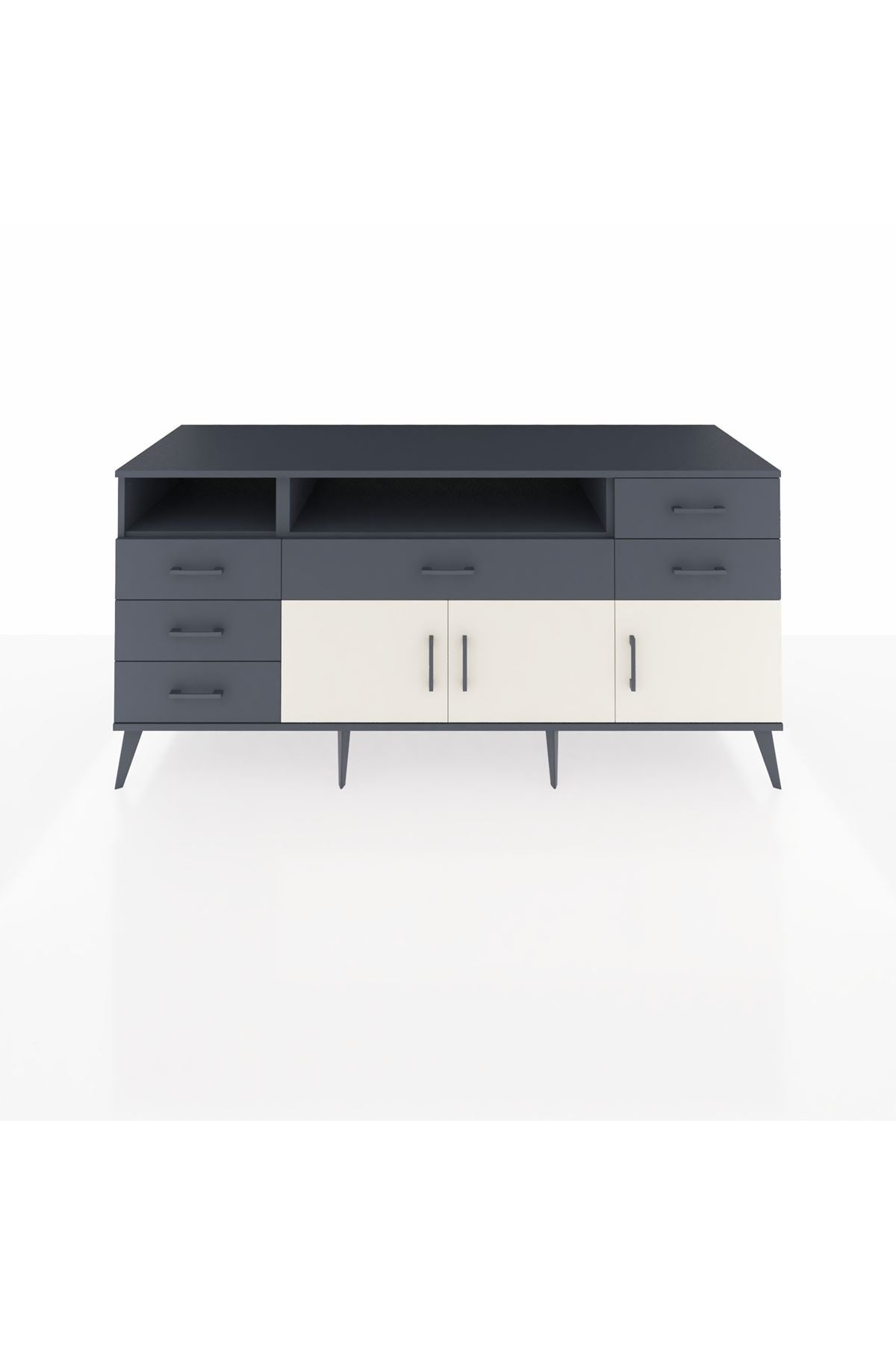 Kronos Konsol 3 Raflı 6 Çekmeceli 3 Kapaklı 176x59x83 - S610M014V14C
