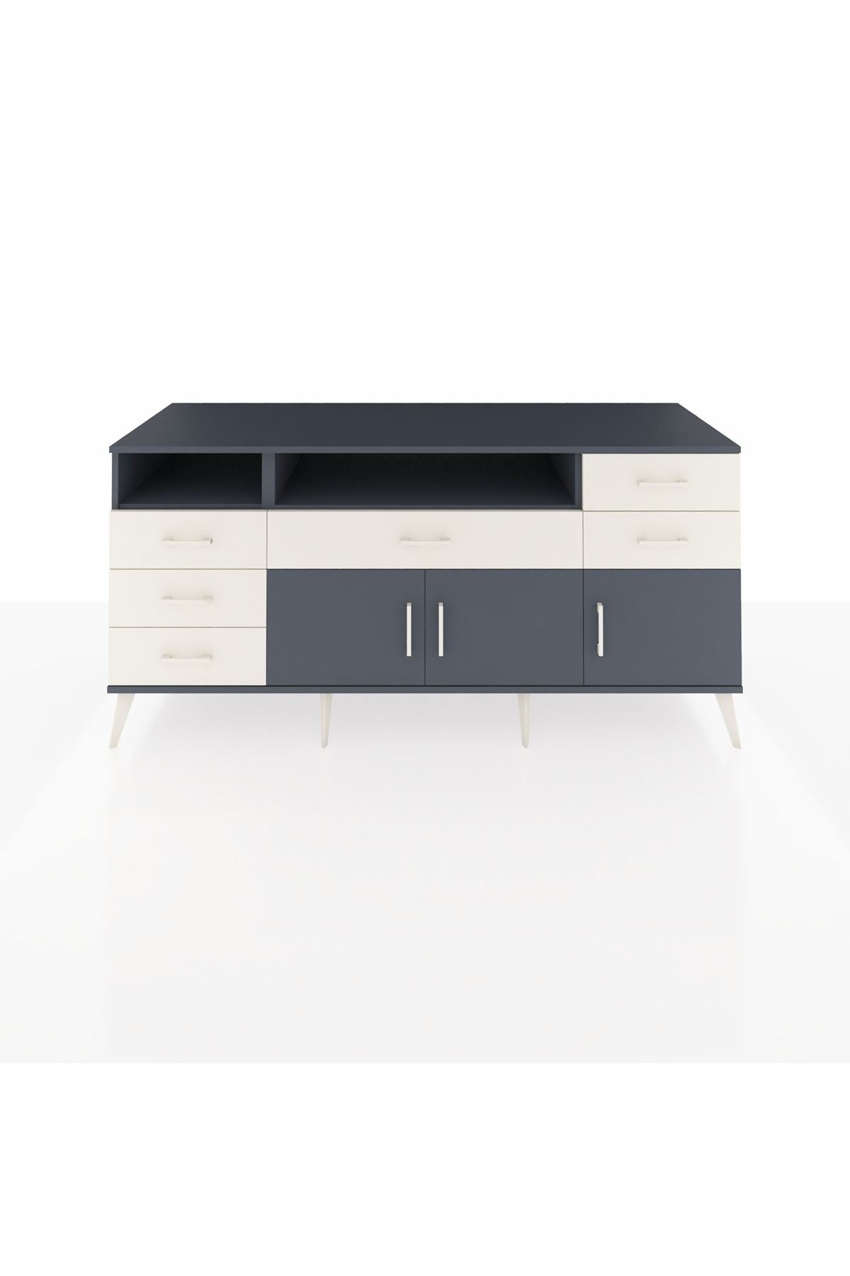 Kronos Konsol 3 Raflı 6 Çekmeceli 3 Kapaklı 176x59x83 - S610M014V16C