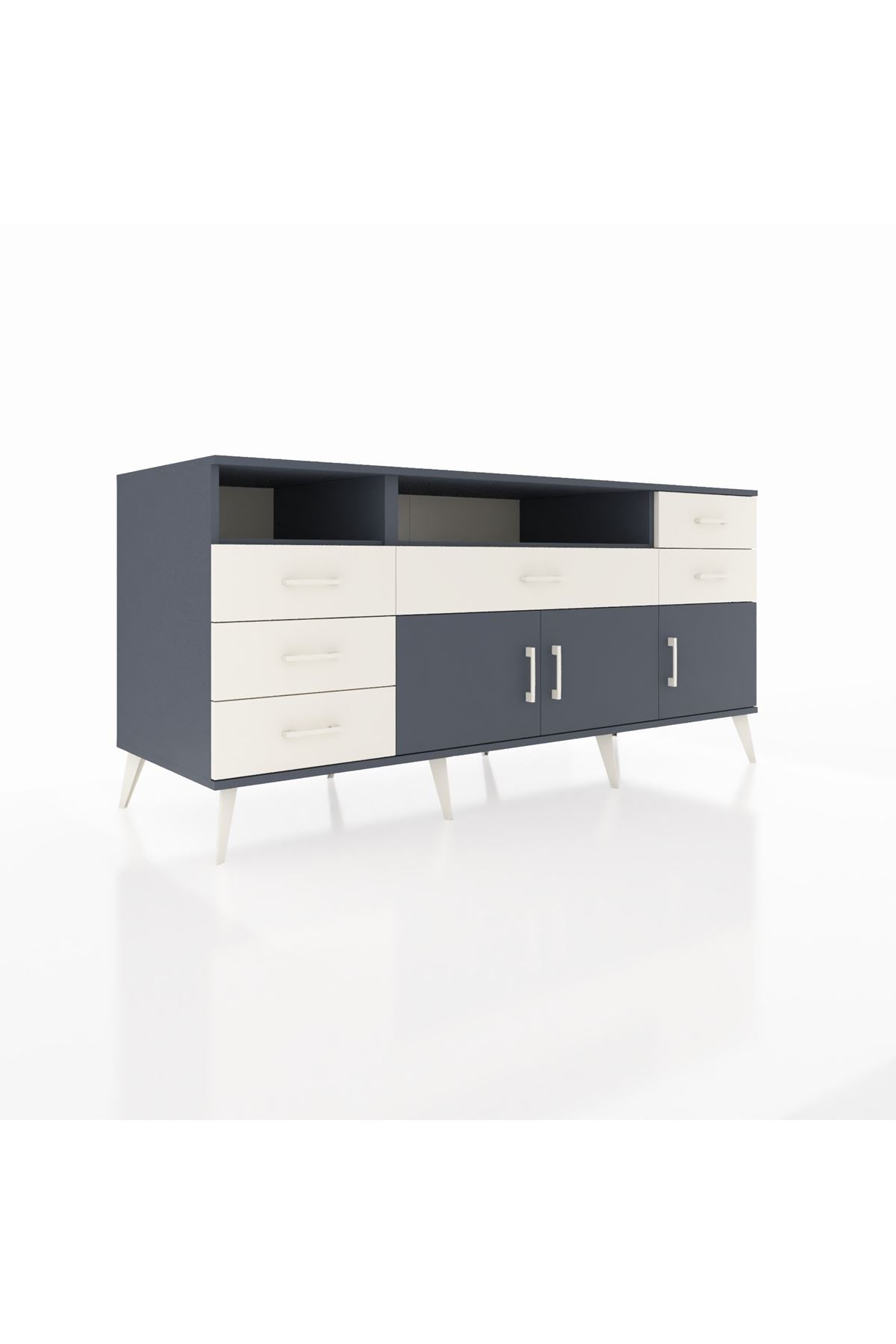Kronos Konsol 3 Raflı 6 Çekmeceli 3 Kapaklı 176x59x83 - S610M014V16C
