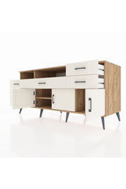 Kronos Konsol 3 Raflı 6 Çekmeceli 3 Kapaklı 176x59x83 - S610M014V22C