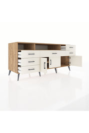 Kronos Konsol 3 Raflı 6 Çekmeceli 3 Kapaklı 176x59x83 - S610M014V22C