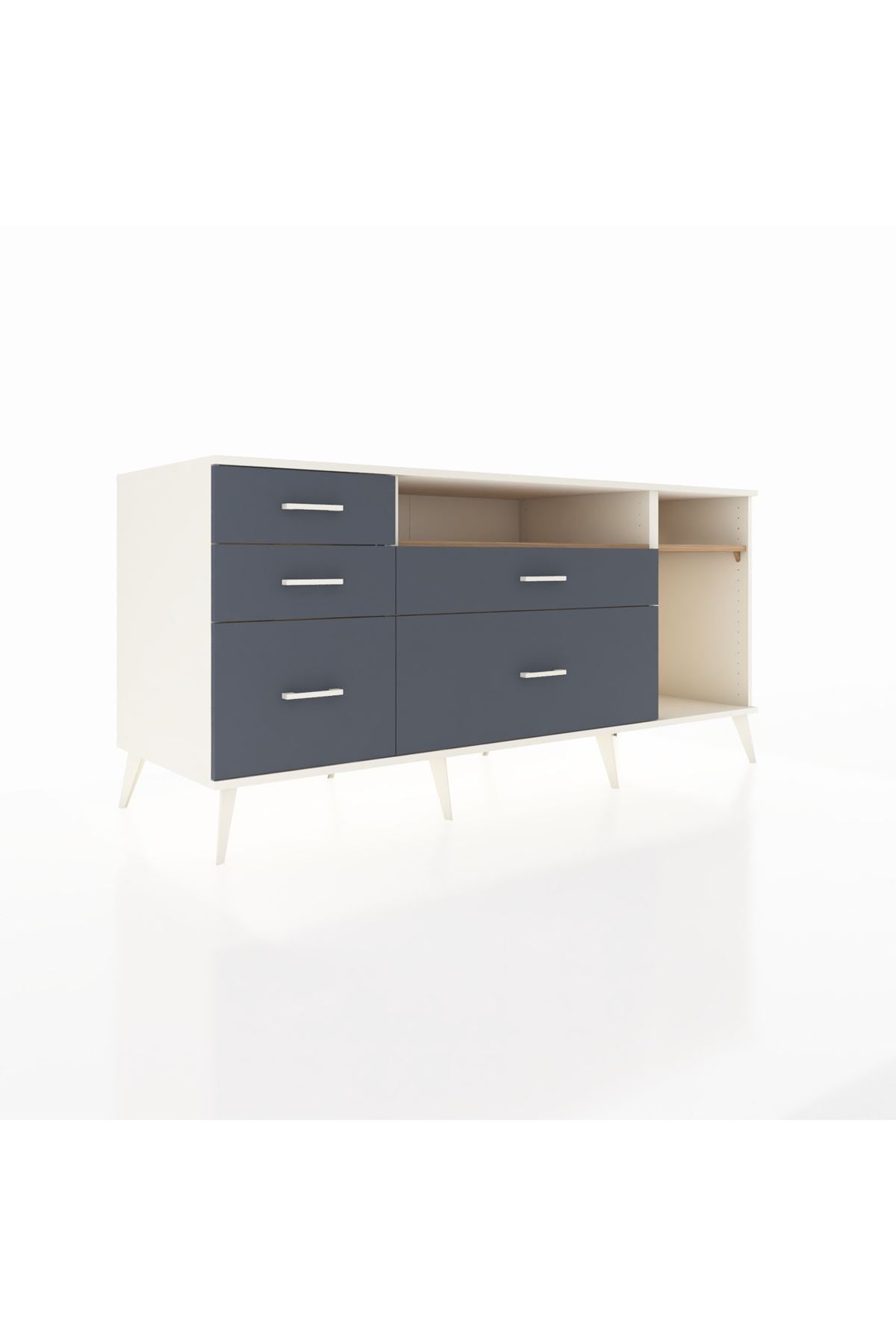 Kronos Konsol 2 Raflı 5 Çekmeceli 176x59x83 - S610M015V02C