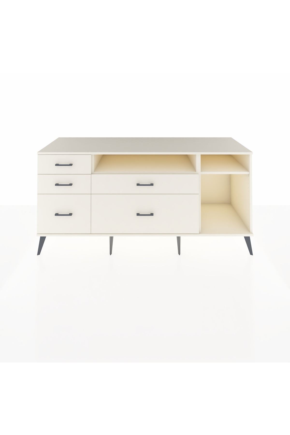 Kronos Konsol 2 Raflı 5 Çekmeceli 176x59x83 - S610M015V04C