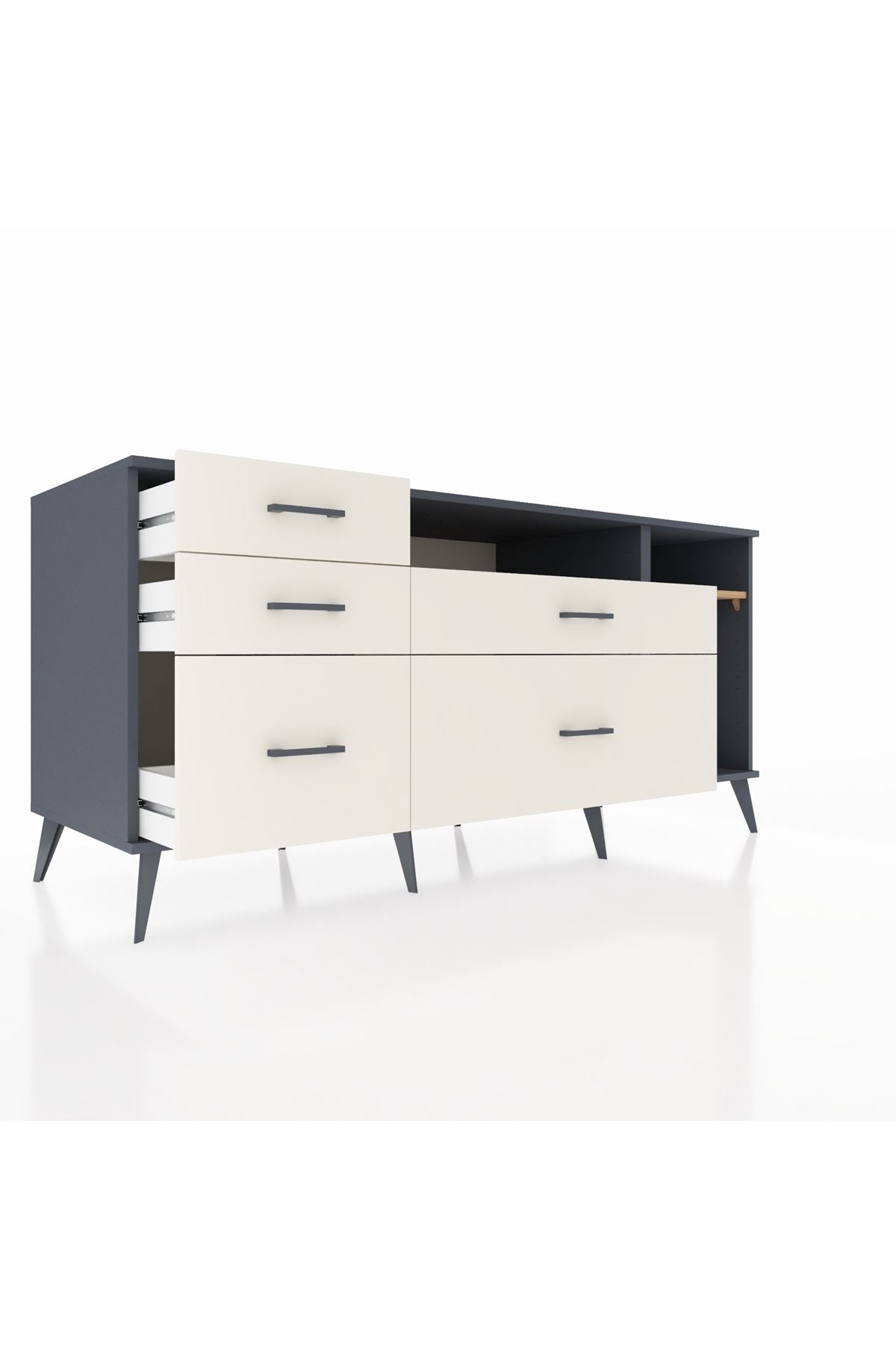 Kronos Konsol 2 Raflı 5 Çekmeceli 176x59x83 - S610M015V10C