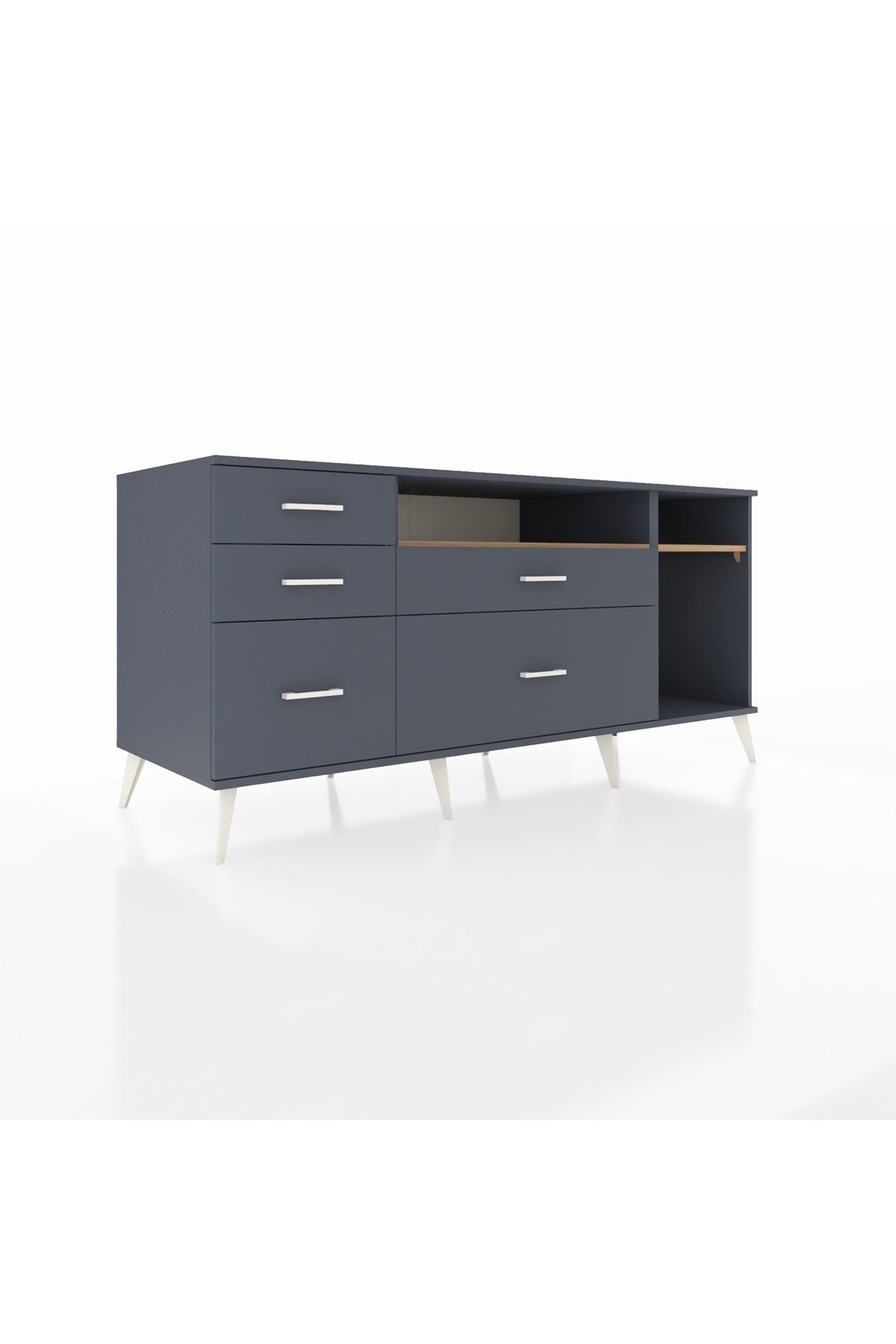 Kronos Konsol 2 Raflı 5 Çekmeceli 176x59x83 - S610M015V11C