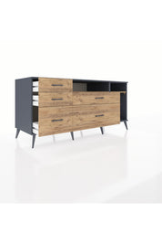 Kronos Konsol 2 Raflı 5 Çekmeceli 176x59x83 - S610M015V12C