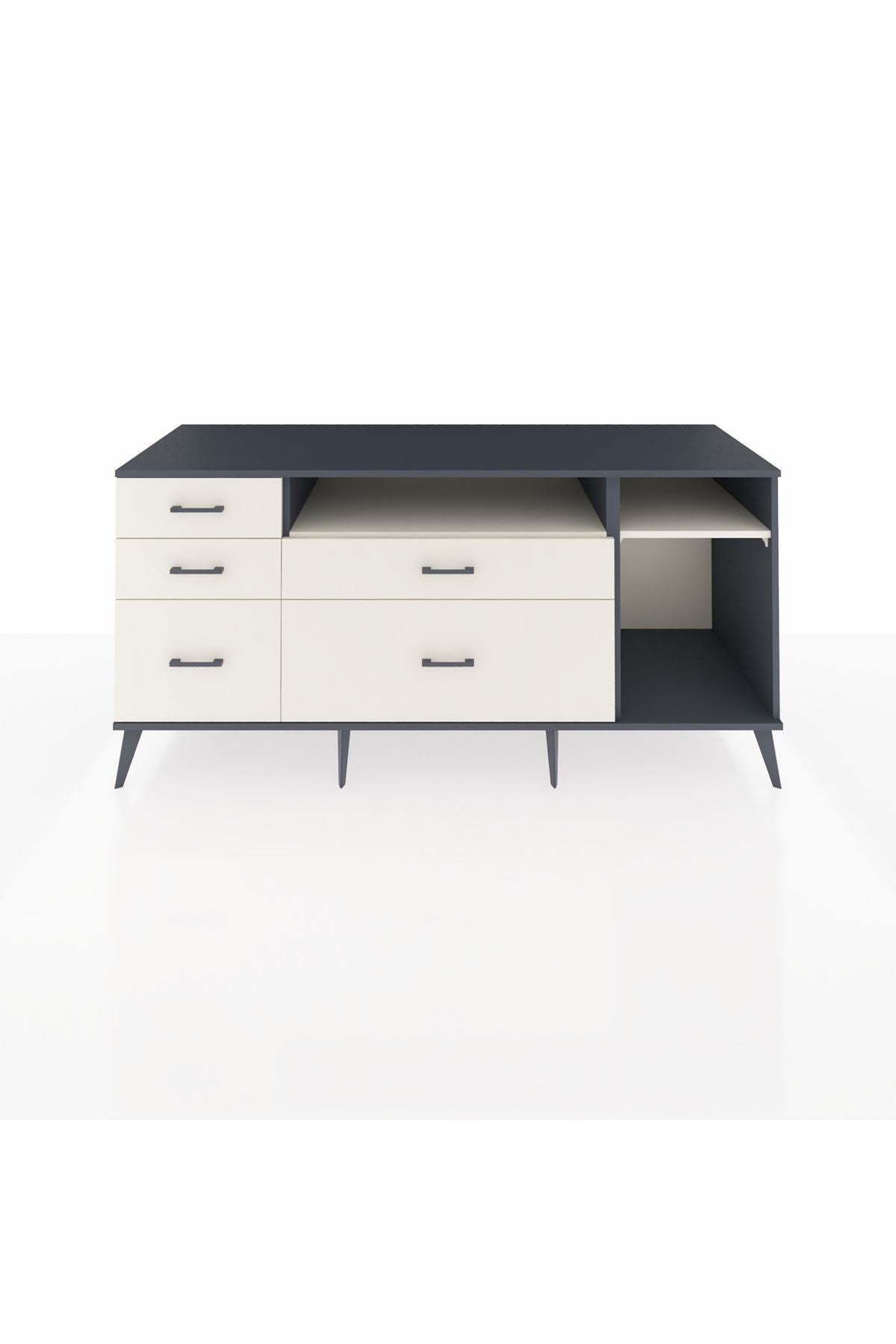 Kronos Konsol 2 Raflı 5 Çekmeceli 176x59x83 - S610M015V13C