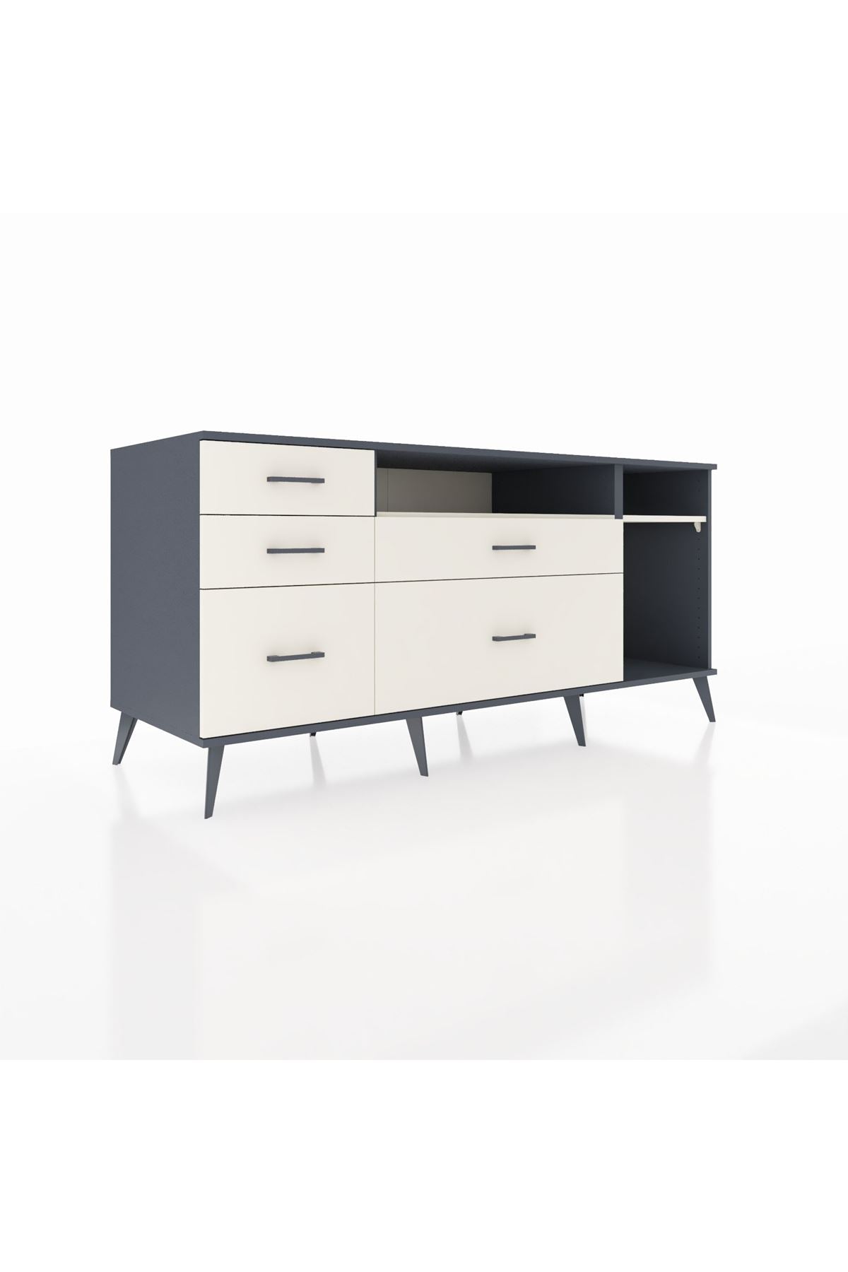 Kronos Konsol 2 Raflı 5 Çekmeceli 176x59x83 - S610M015V13C