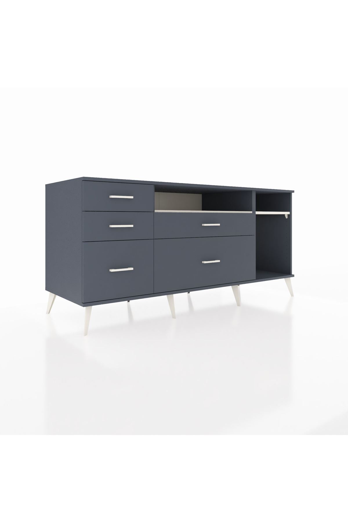 Kronos Konsol 2 Raflı 5 Çekmeceli 176x59x83 - S610M015V14C