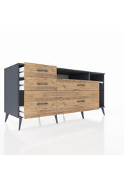 Kronos Konsol 2 Raflı 5 Çekmeceli 176x59x83 - S610M015V15C