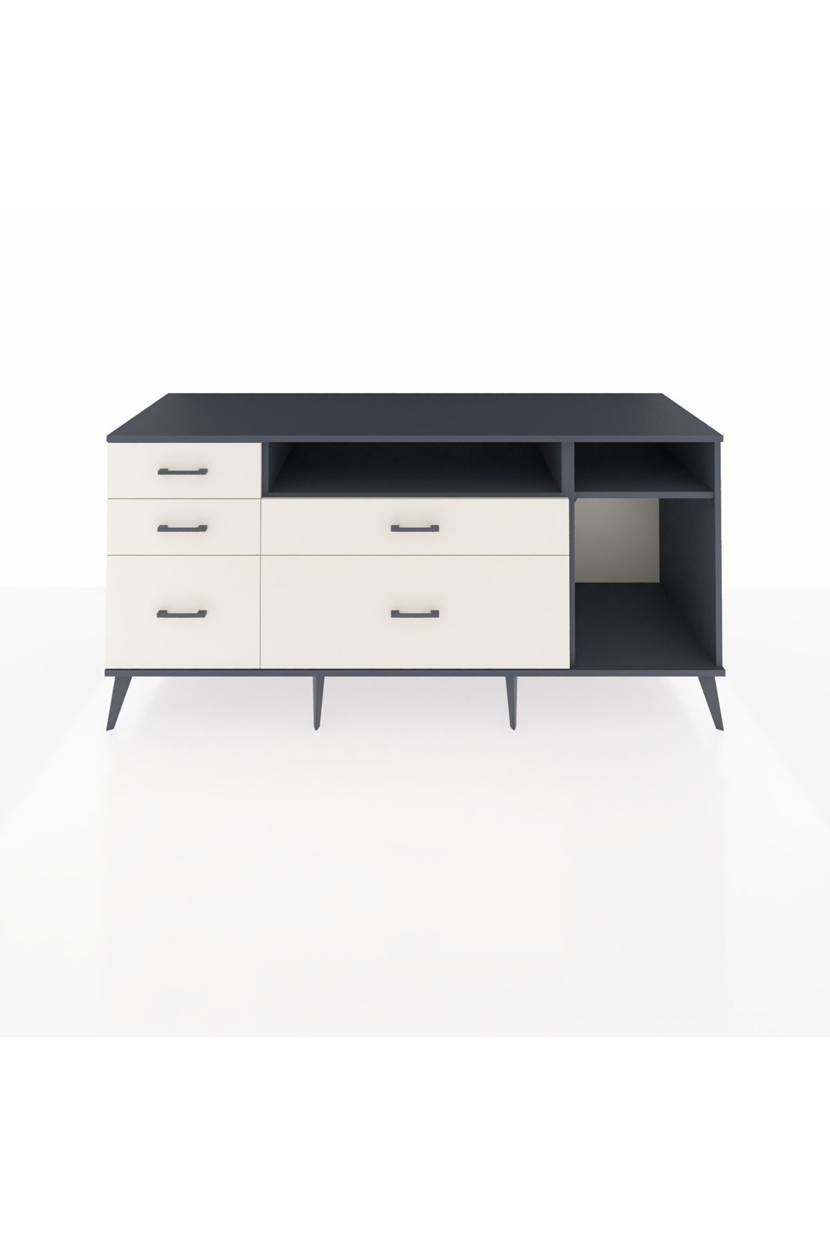 Kronos Konsol 2 Raflı 5 Çekmeceli 176x59x83 - S610M015V16C